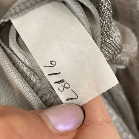 NWOT Womens Silver Metallic Jumpsuit with Keyhole Front and Cross Back Design - Picture 8 of 10